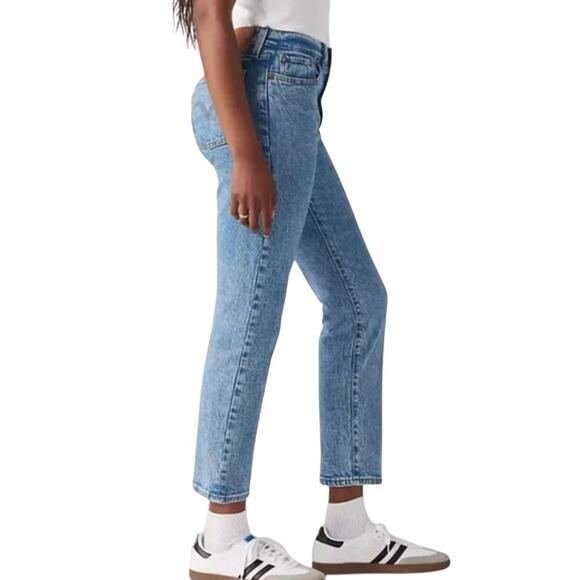 Levi's Premium Women's Wedgie Straight Denim Jeans Size 26 Lift And Flatter - Picture 5 of 12